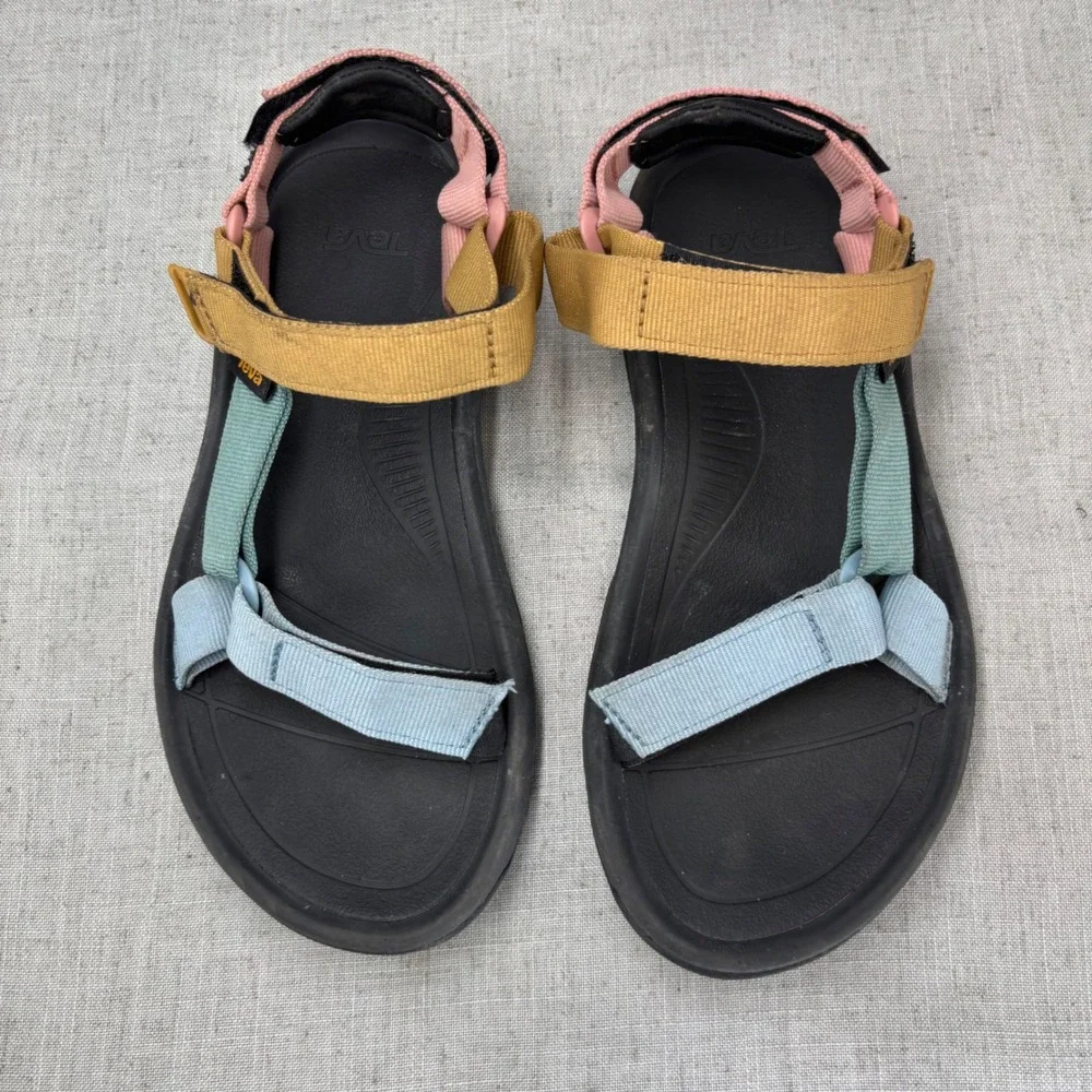 Teva Hurricane XLT2 Sport Sandals Multi Color Pastel Strappy Gorpcore Women's 7